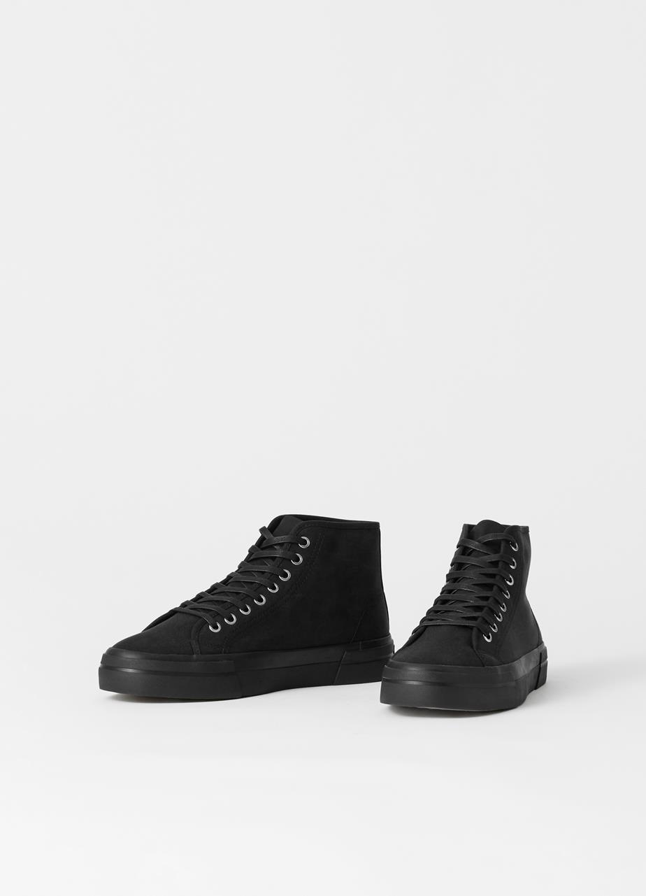 Teddie m Black/Black Textile Sneakers