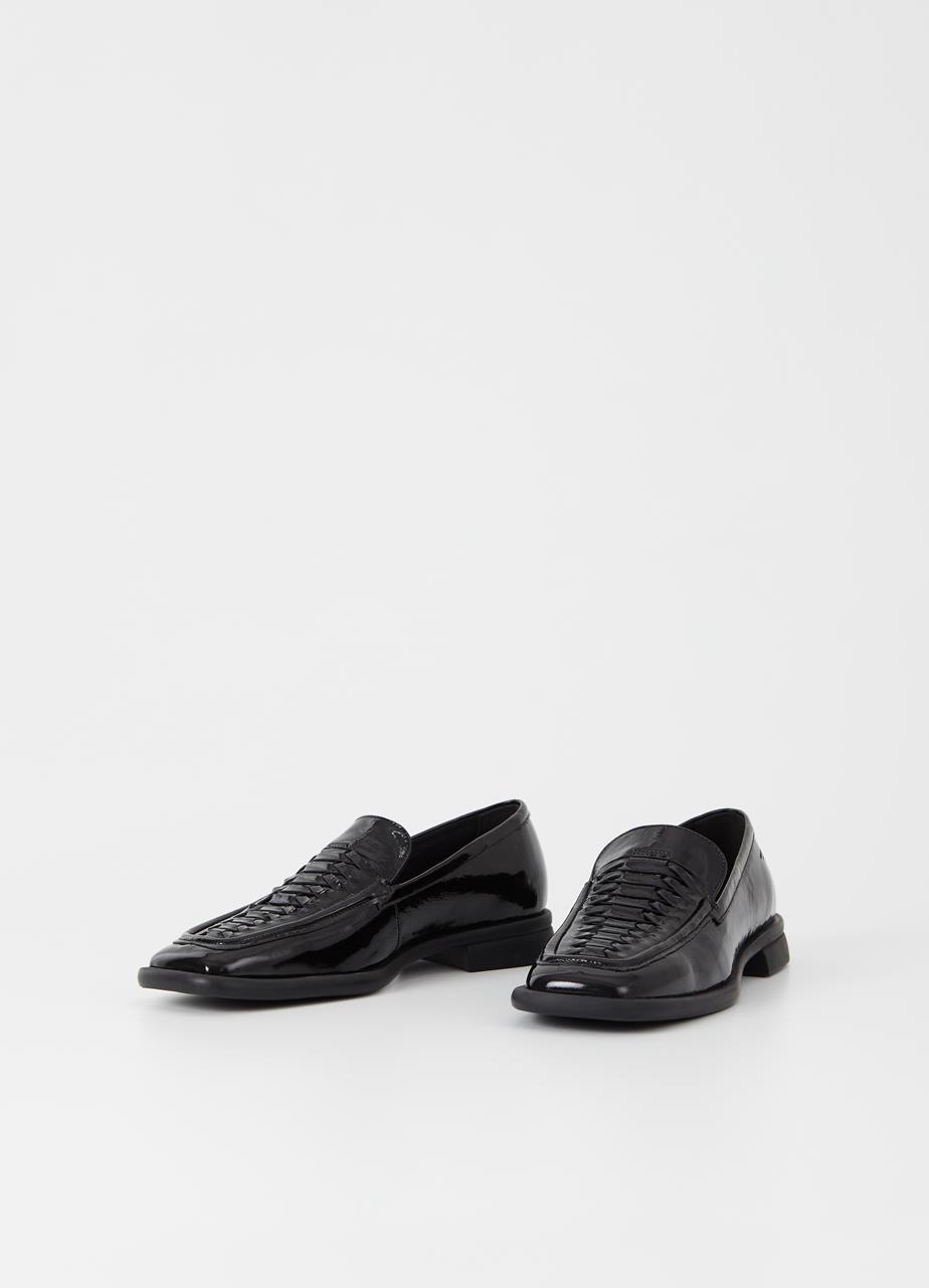 Brittie Black Cow Leather Loafer