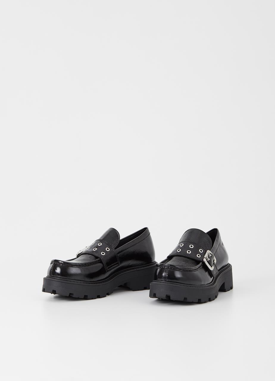 Cosmo 2.0 Black crinkled patent leather