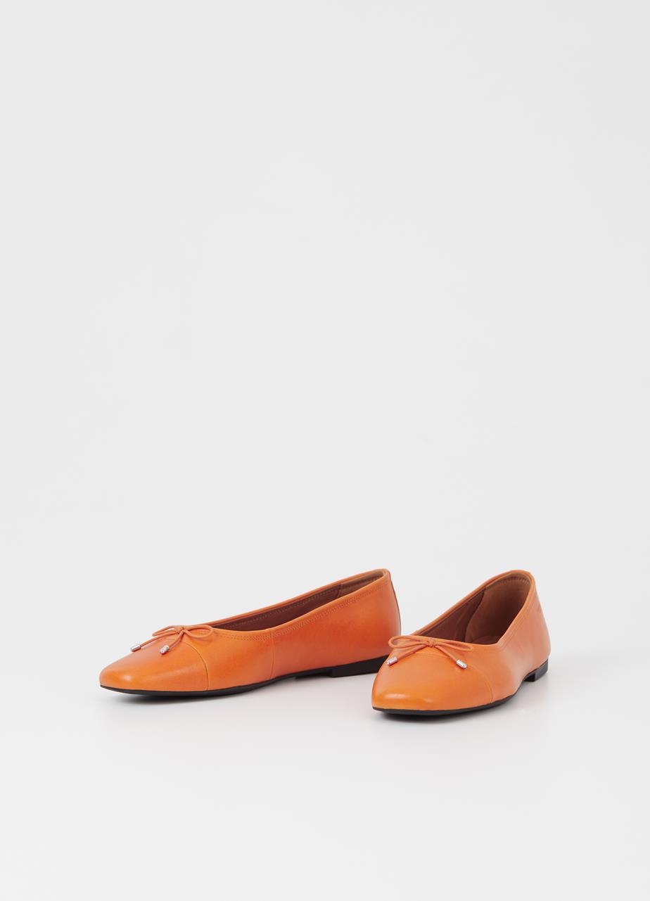 Jolin Orange läder