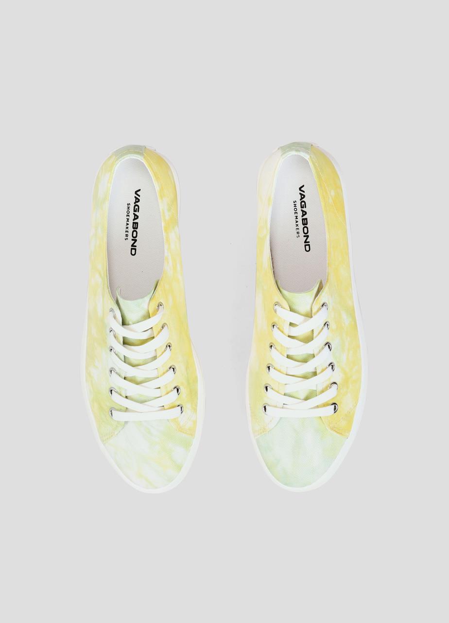 Peggy Lime Multi Textile Sneakers
