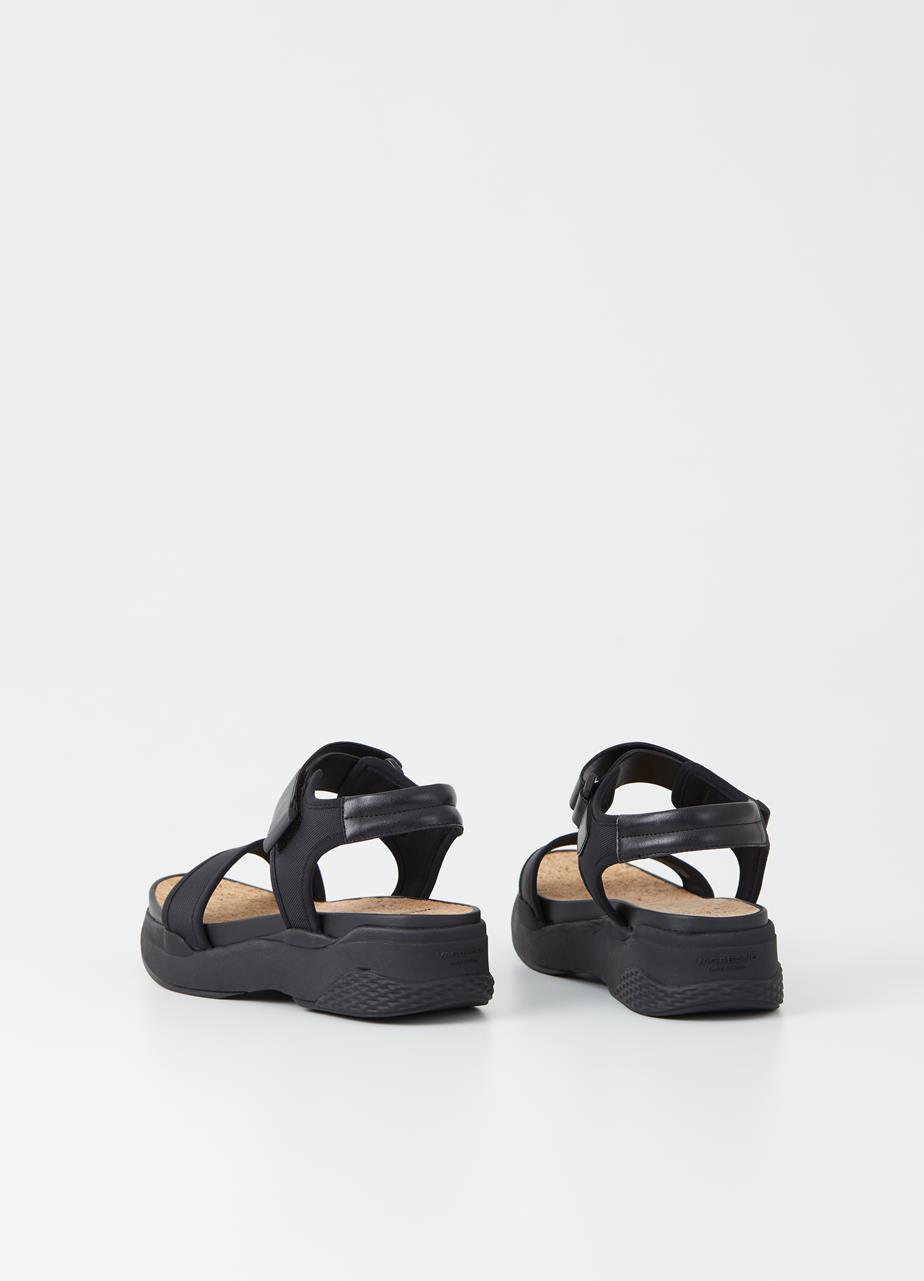 Lori Black/Black Synthetic Sandals
