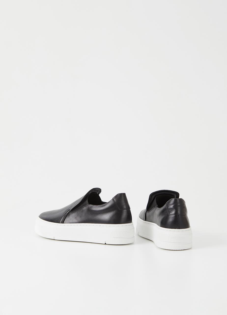 Judy Black Cow Leather Sneakers