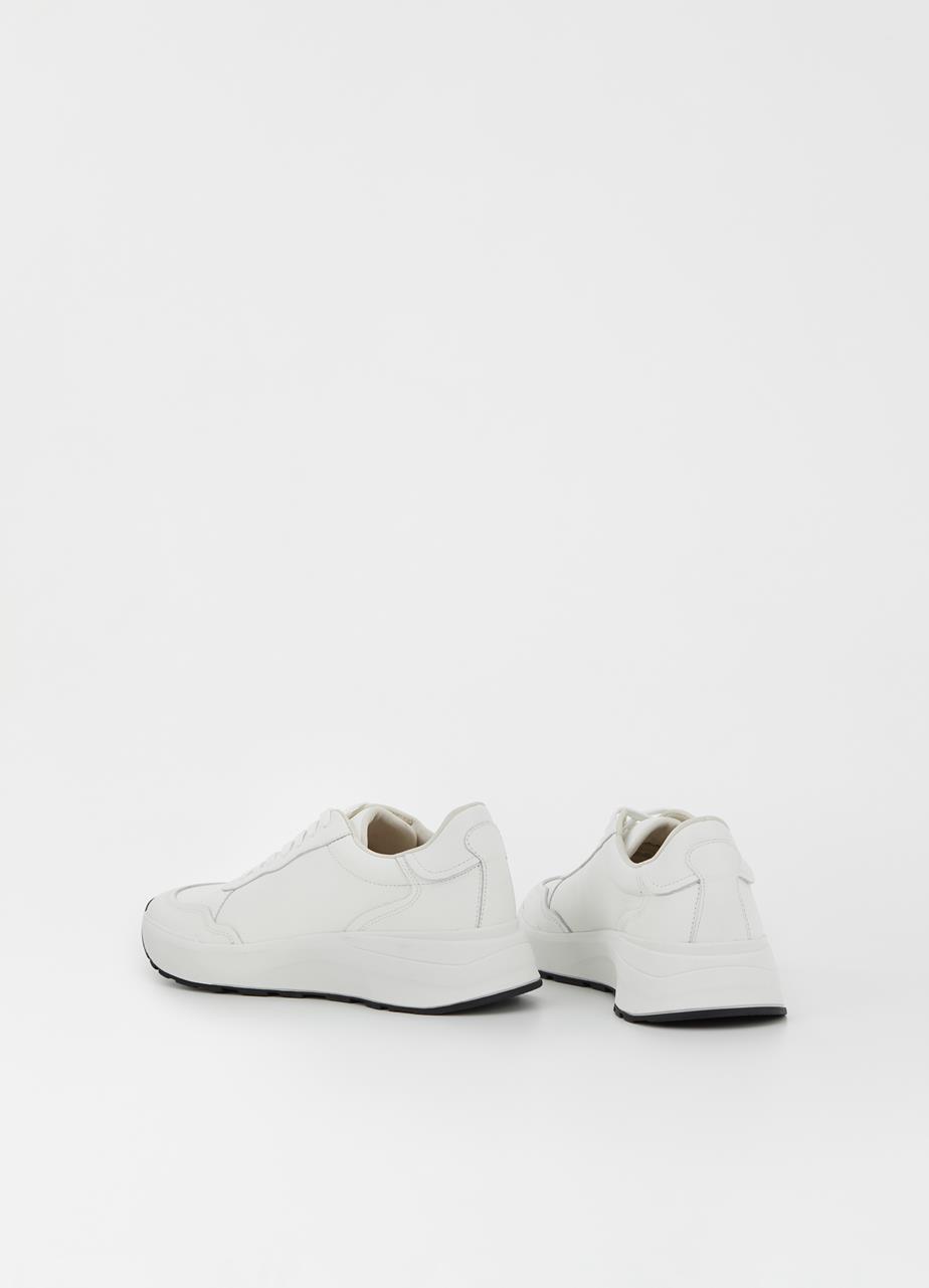 Janessa White Cow Leather Sneakers