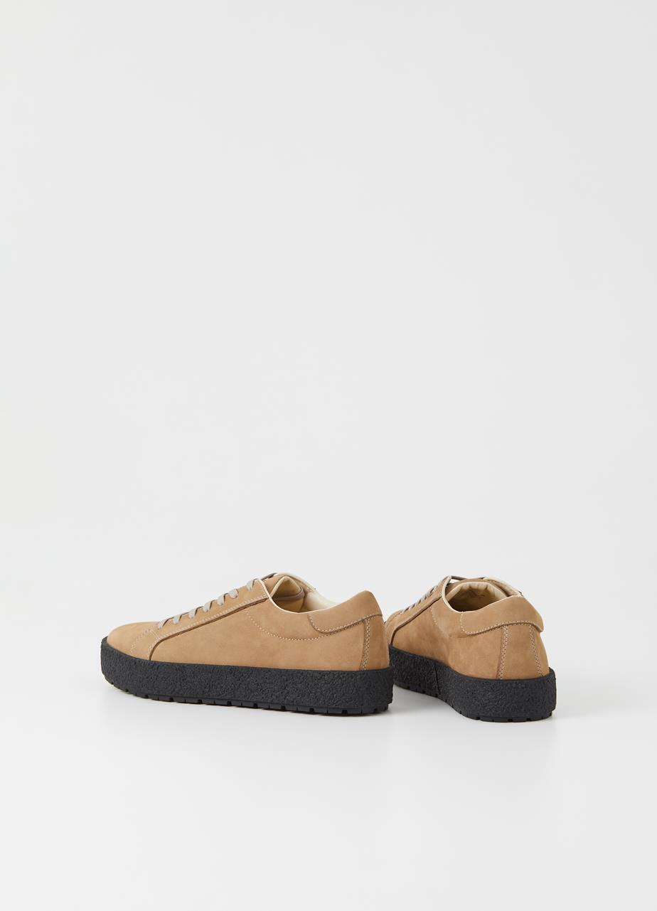 Fred Warm Sand Cow Leather Sneakers