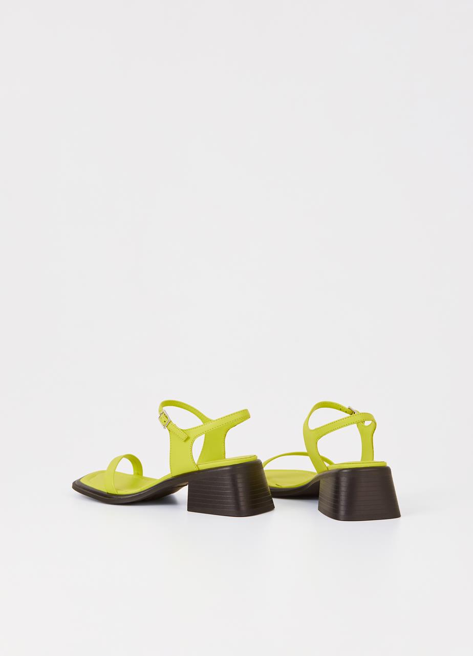Ines Green leather
