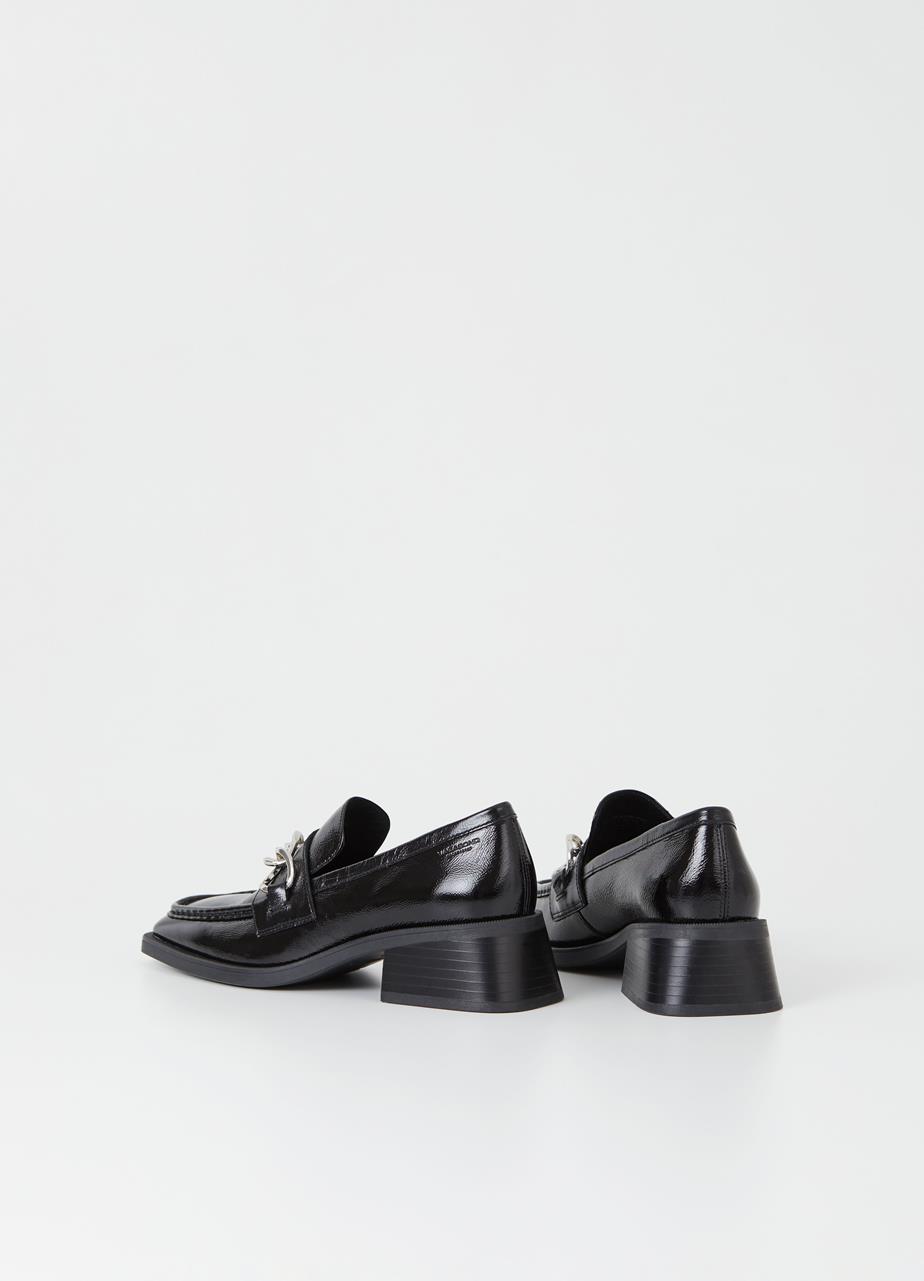 Blanca Black Cow Leather Loafer