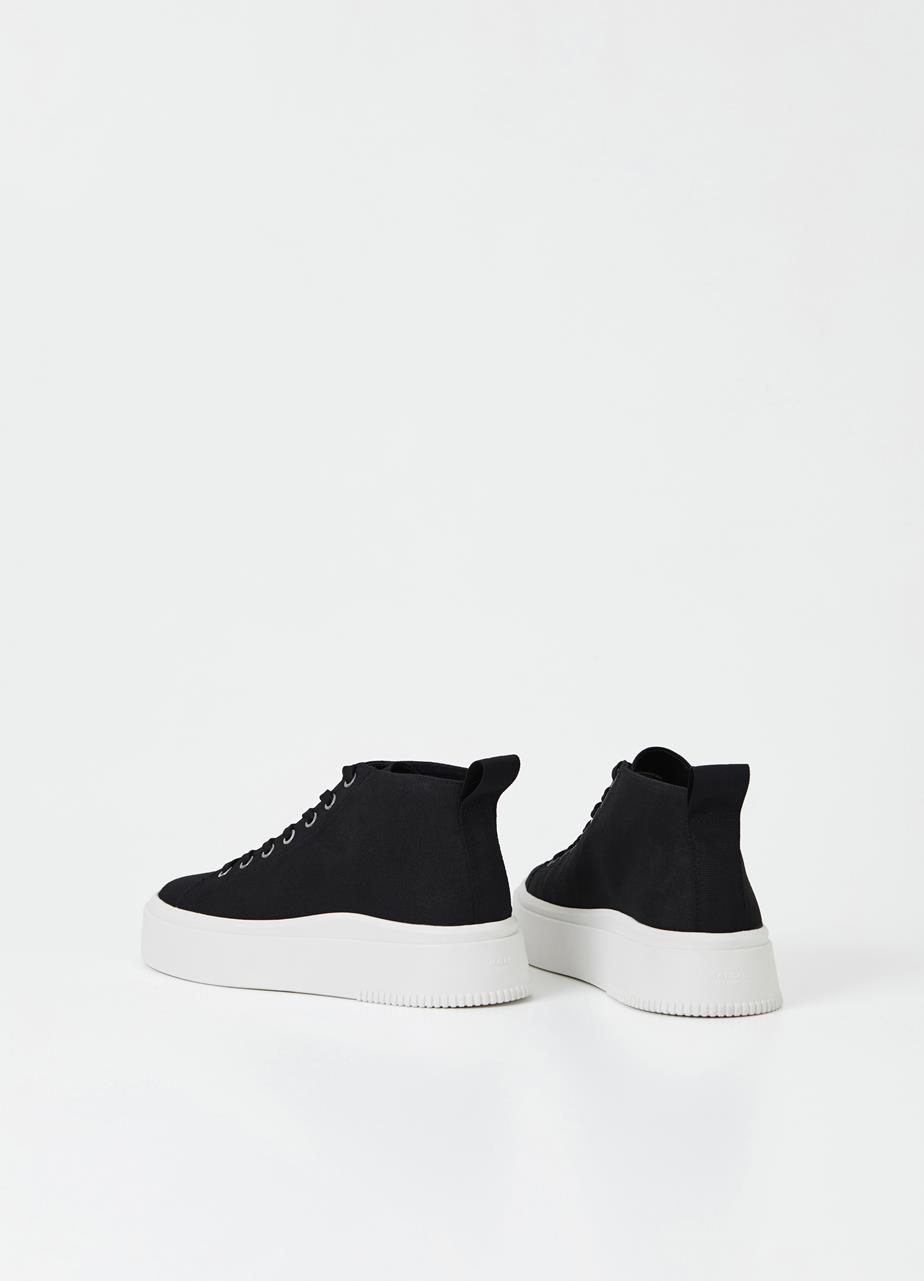 Stacy Black Textile Sneakers
