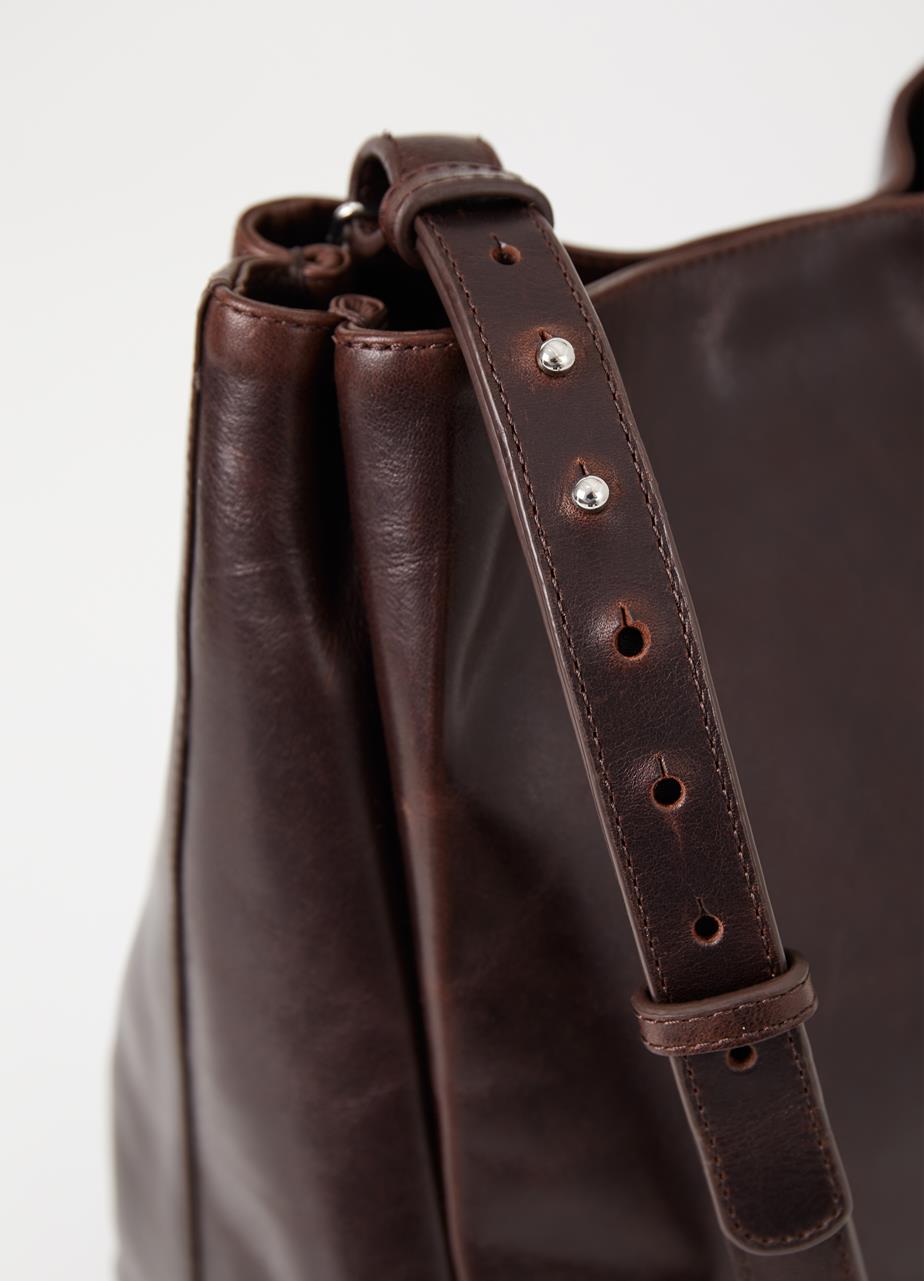 Vilnia Dark Brown leather