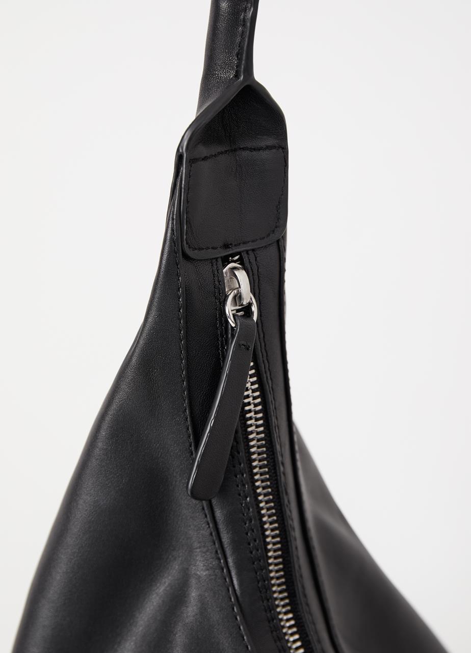 Lauria Black Cow Leather Bag