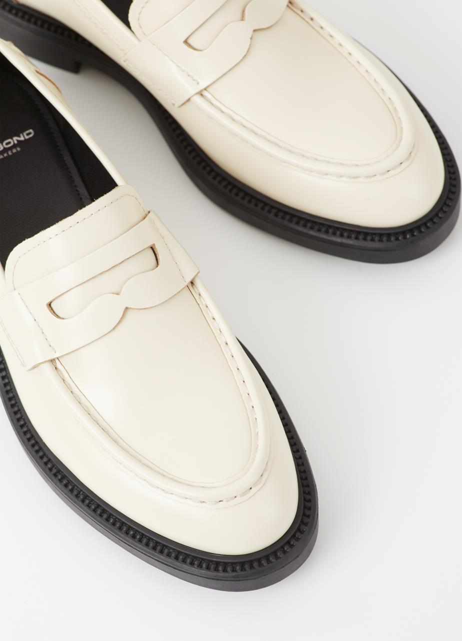 Alex w Off White Cow Leather Loafer