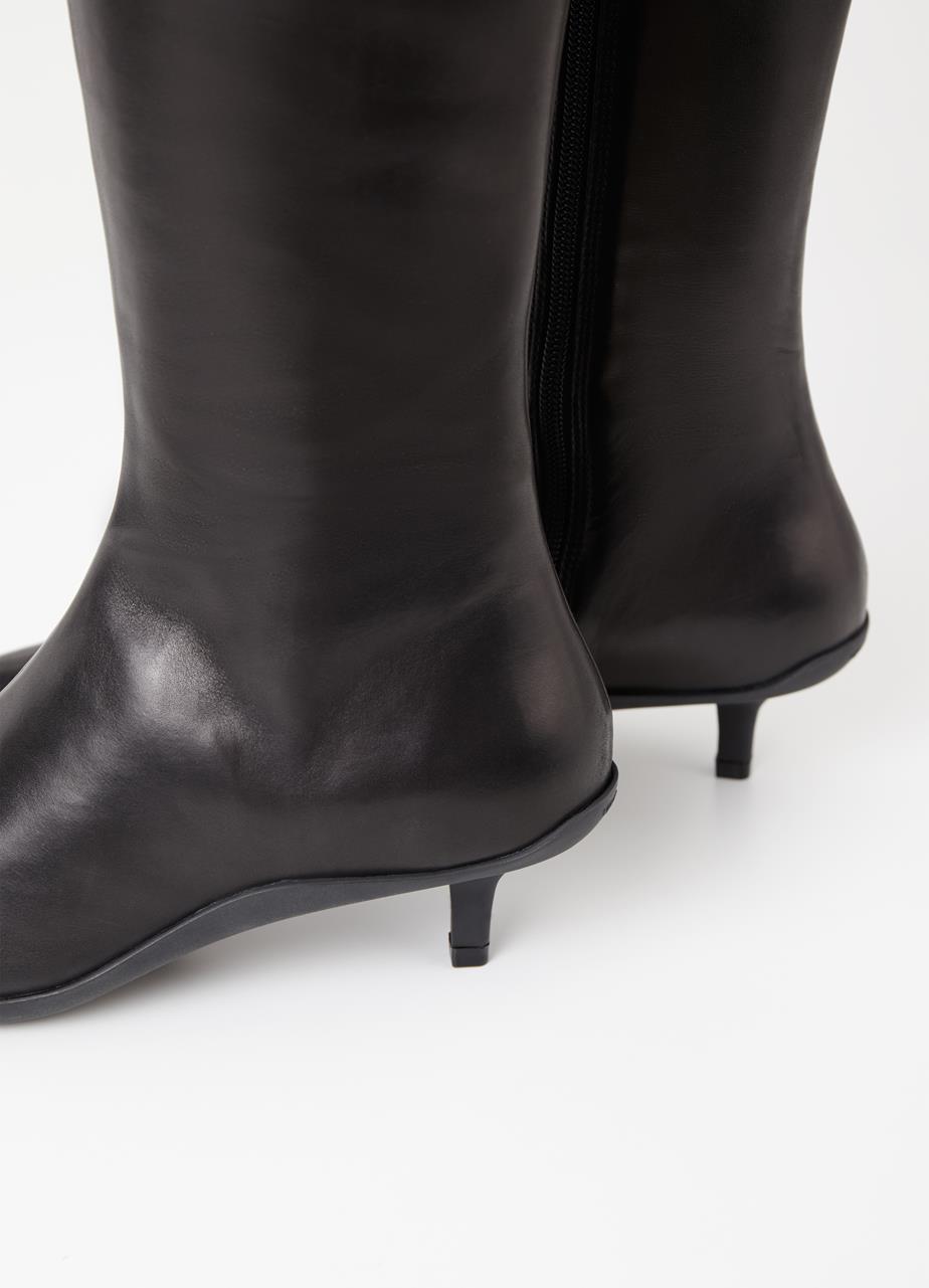 Lydia tall boots Black leather
