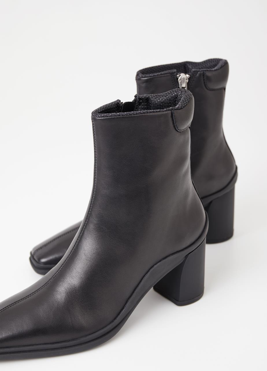 Cheryl ботинки и сапоги Чёрный leather
