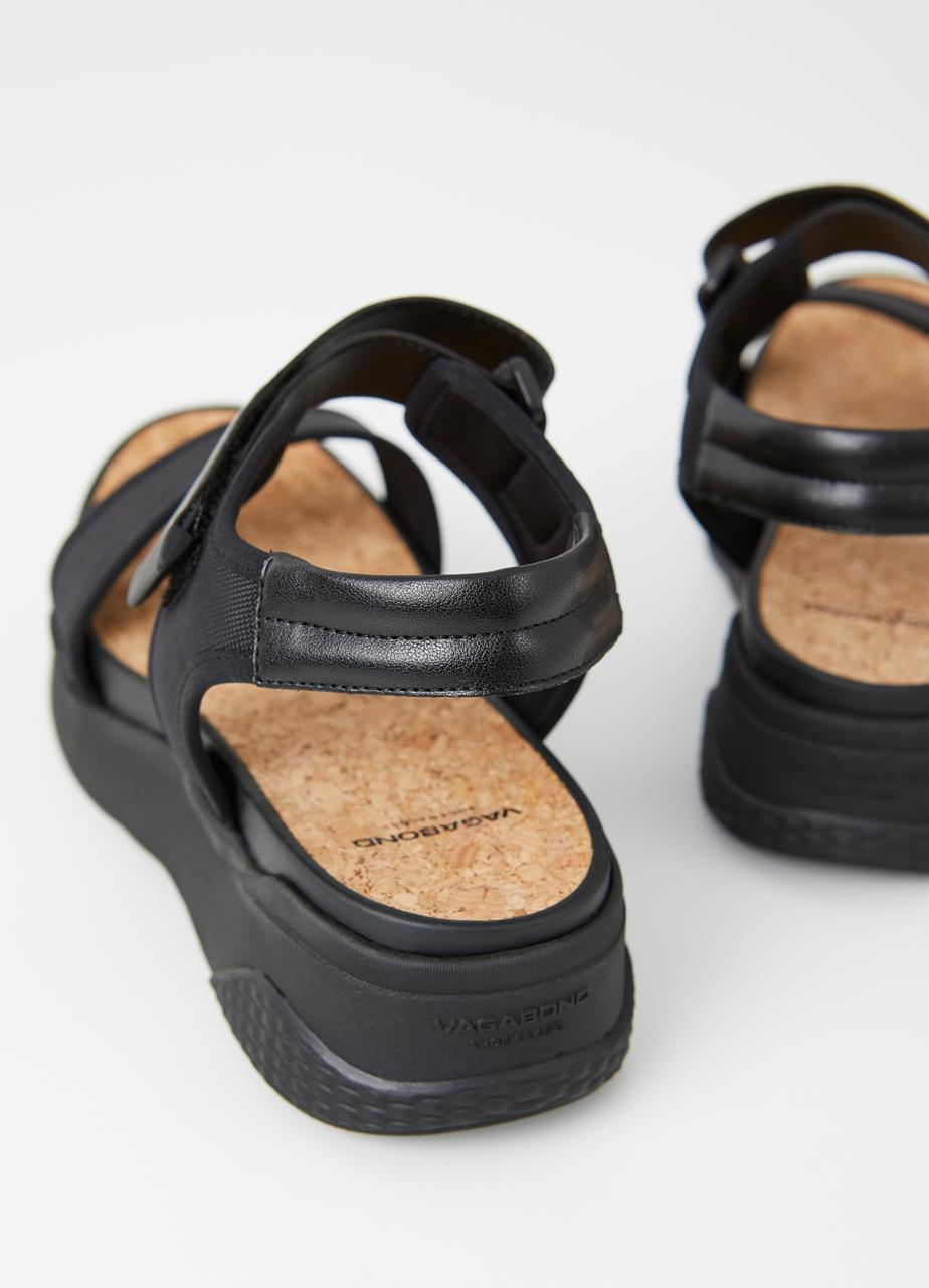 Lori Black/Black Synthetic Sandals