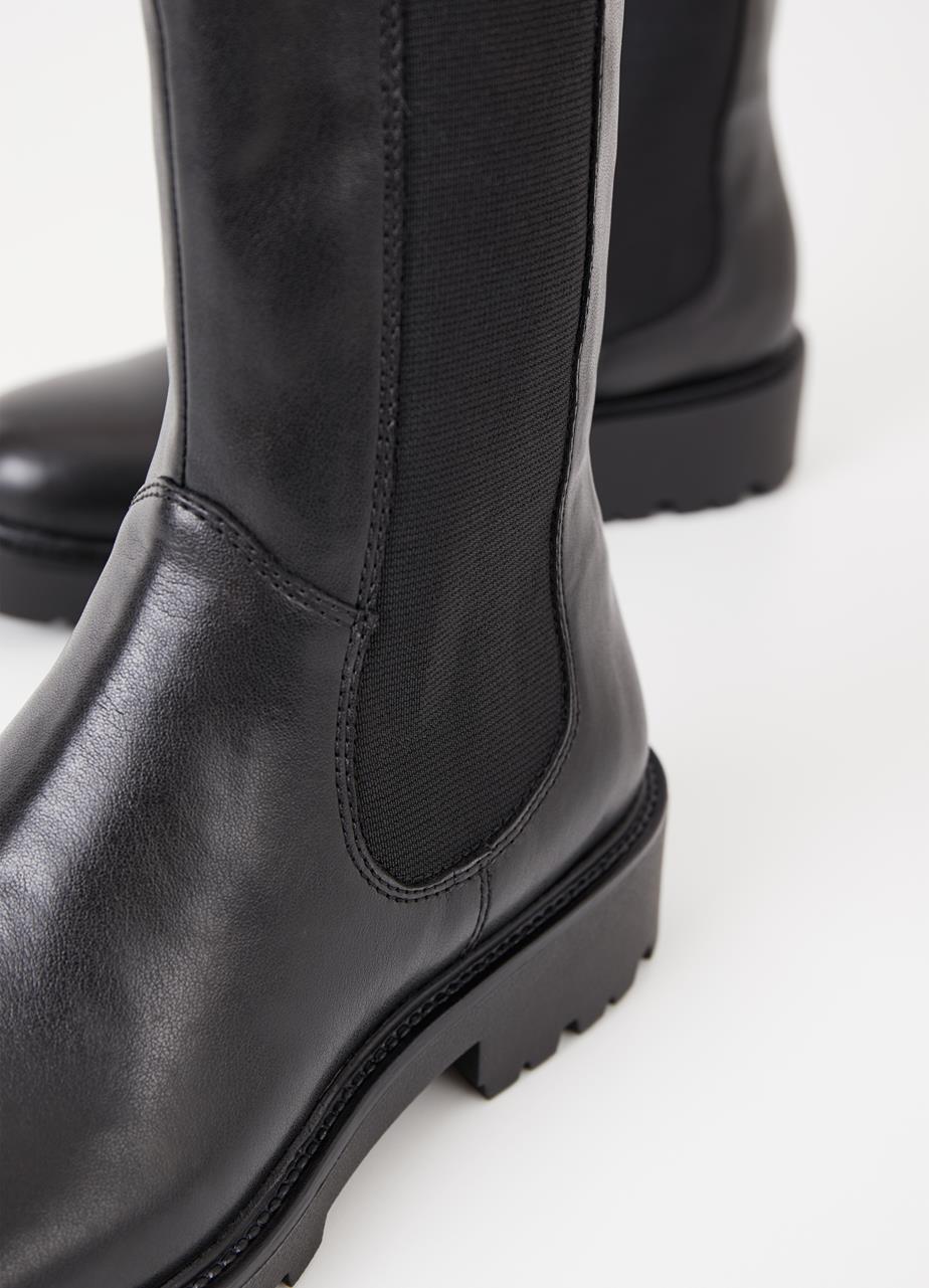 Kenova Black Synthetic Boots
