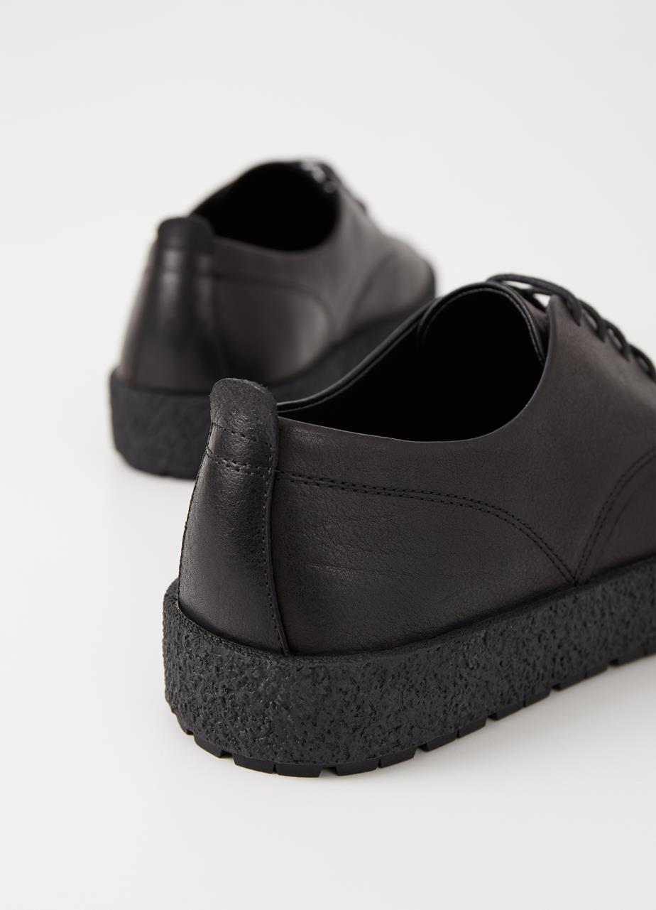 Fred Black Cow Leather Shoes