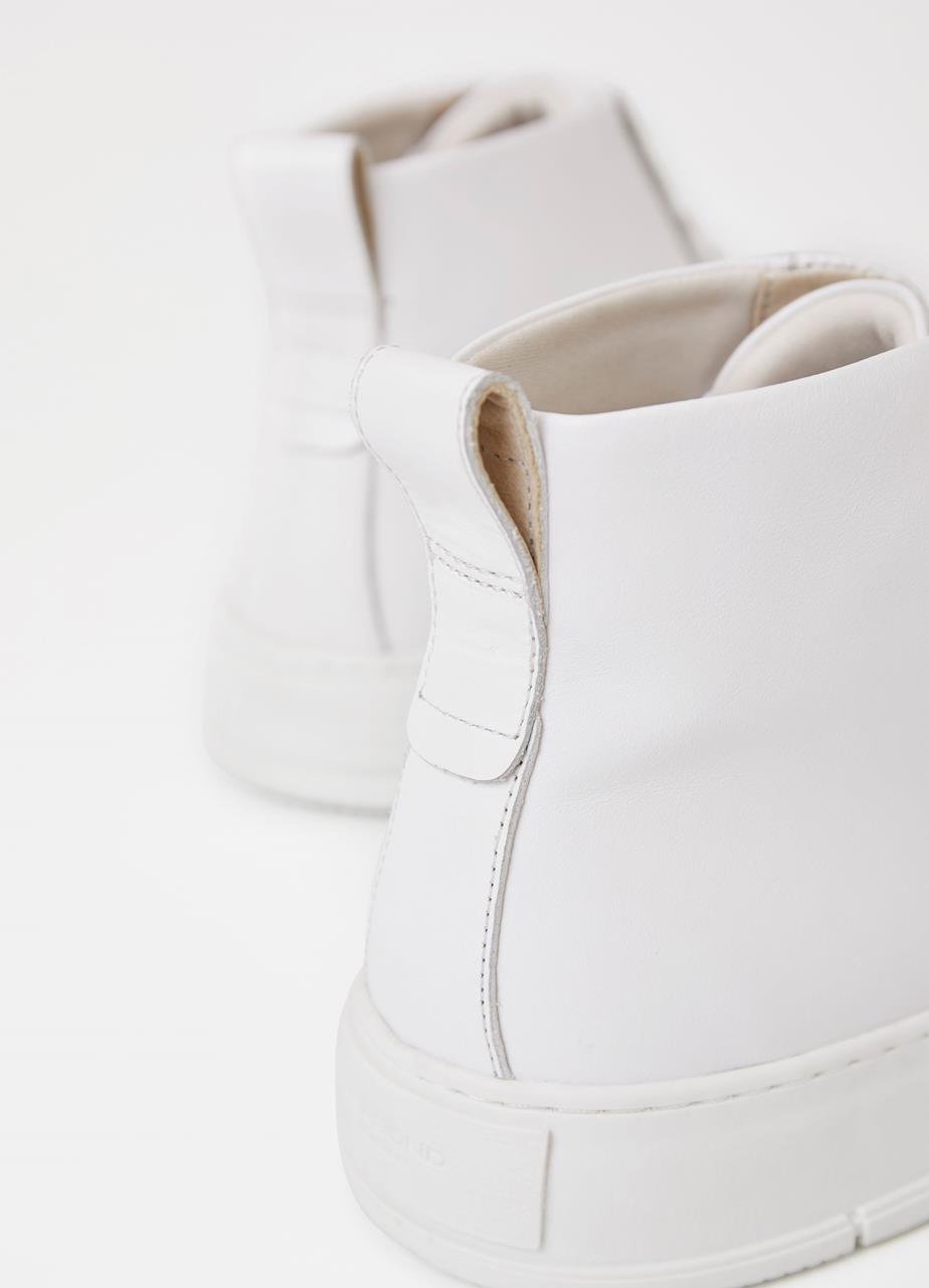 John White Cow Leather Sneakers