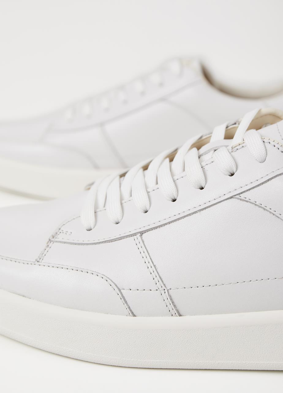 Teo White Cow Leather Sneakers