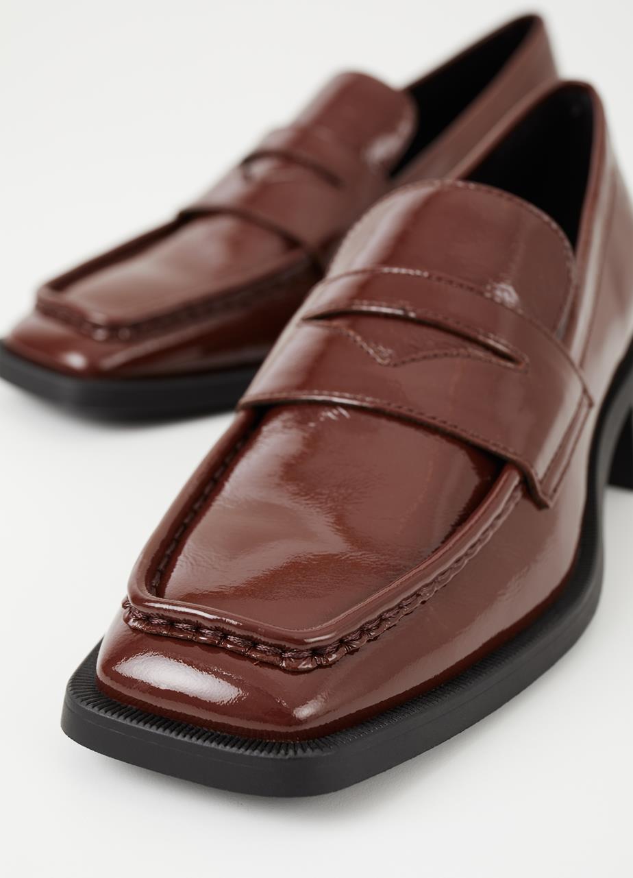 Blanca Brown patent leather