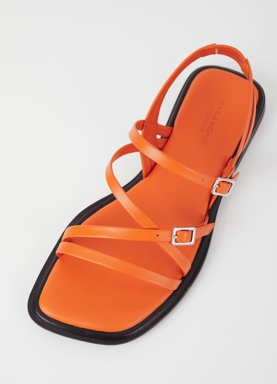 Izzy Orange läder