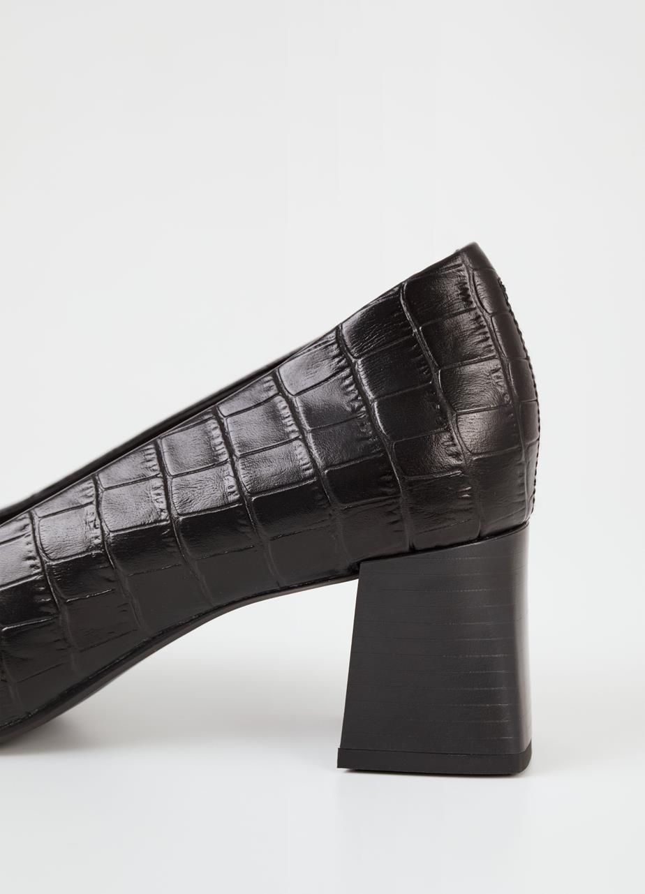 Altea Black embossed leather