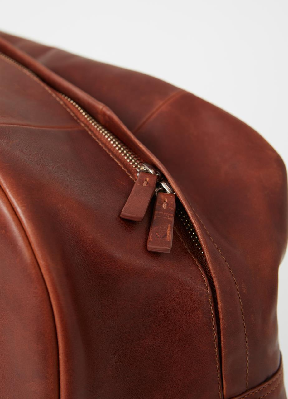 the leather bag