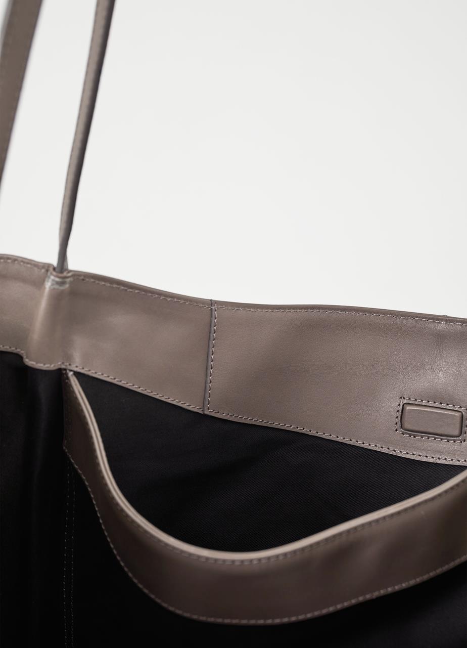 Masella Grey leather