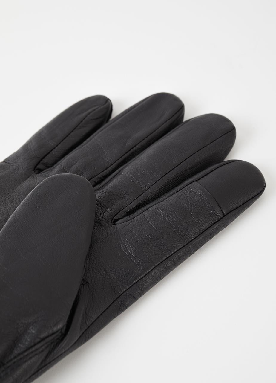 Classic glove m Black leather