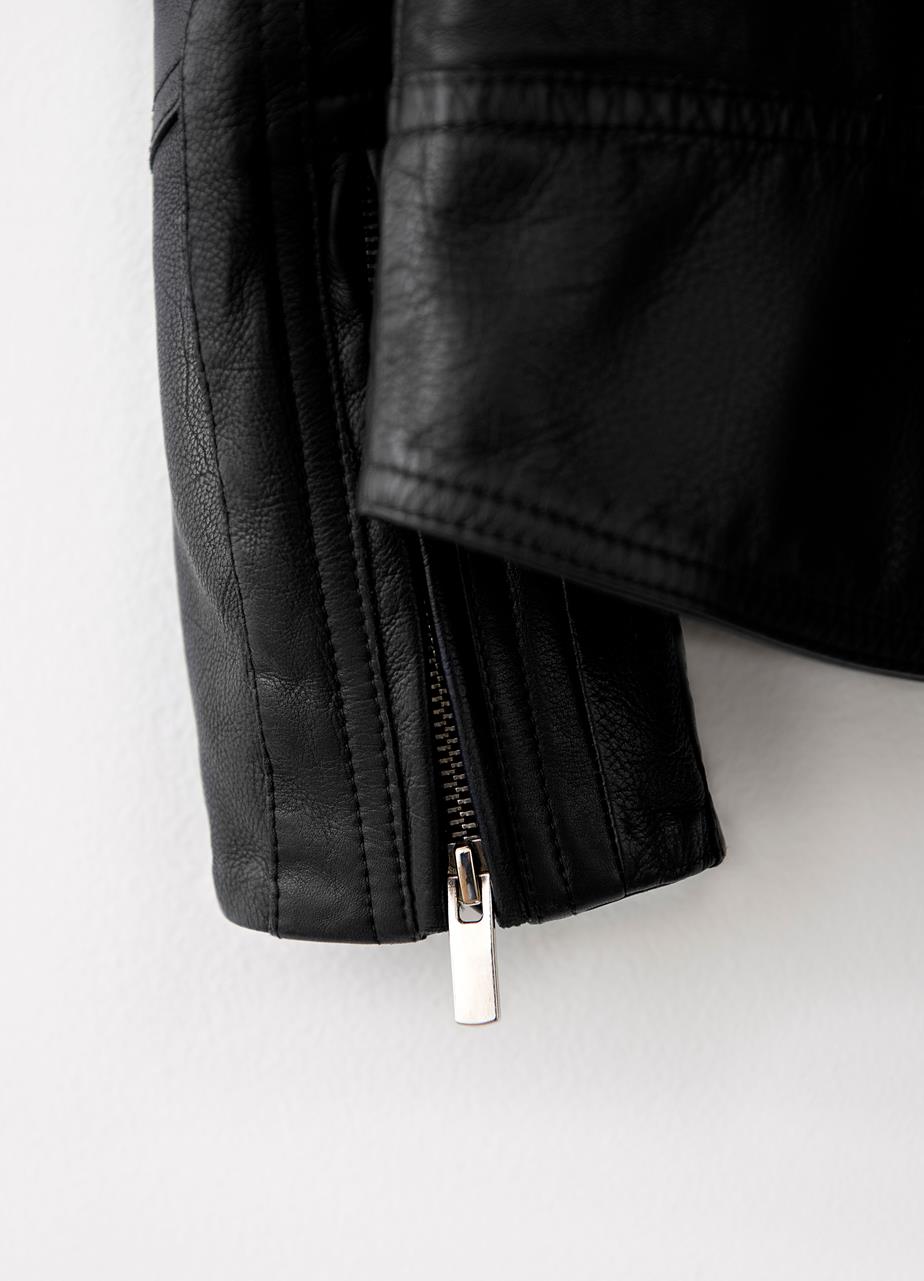 Moto jacket Black leather