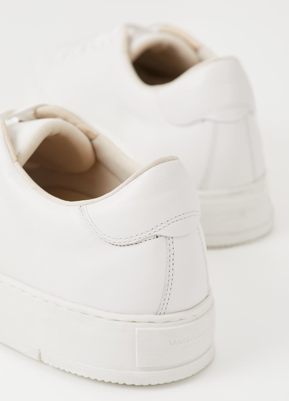 John White Cow Leather Sneakers