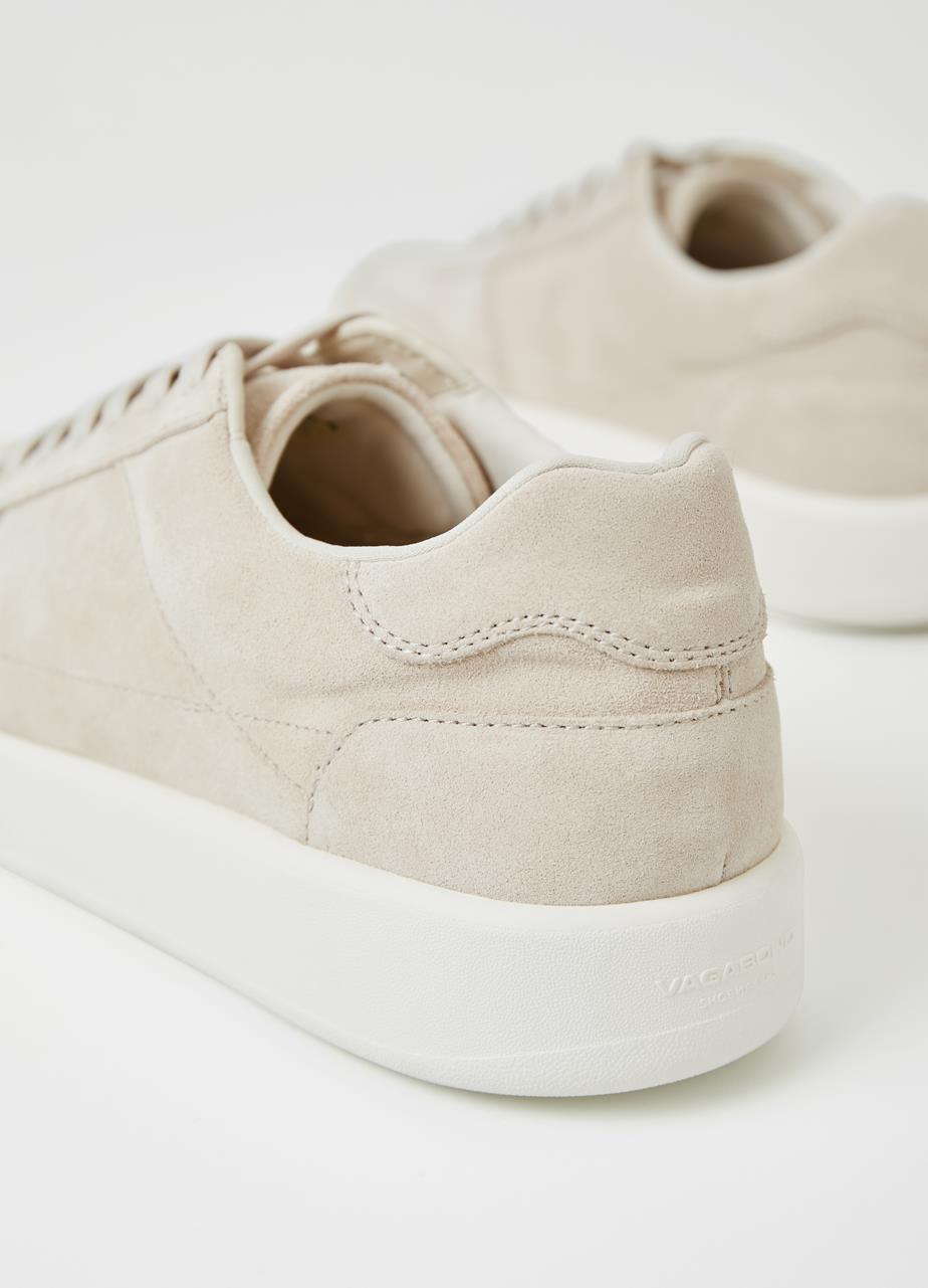 Teo Off White Cow Suede Sneakers