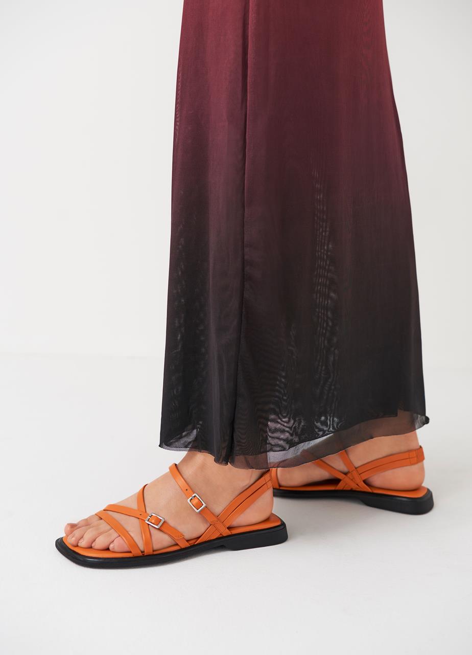 Izzy Orange läder